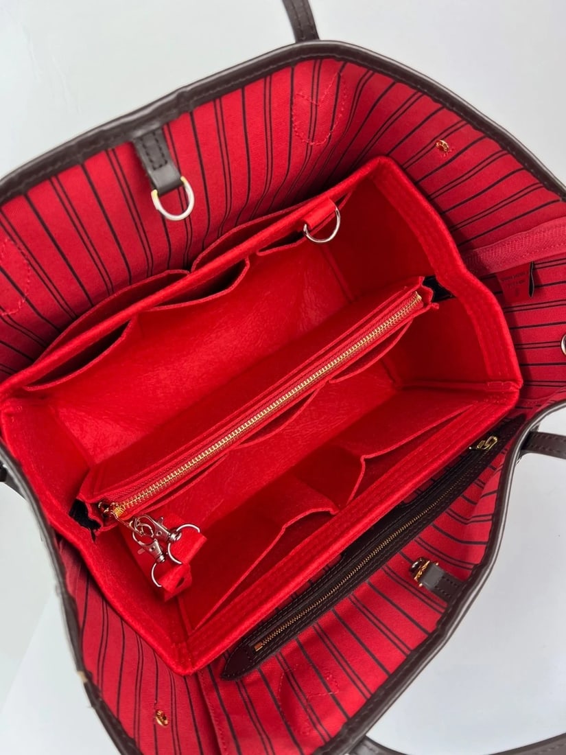 Louis Vuitton Neverfull MM Damier Ebene Canvas Tote Bag - 15