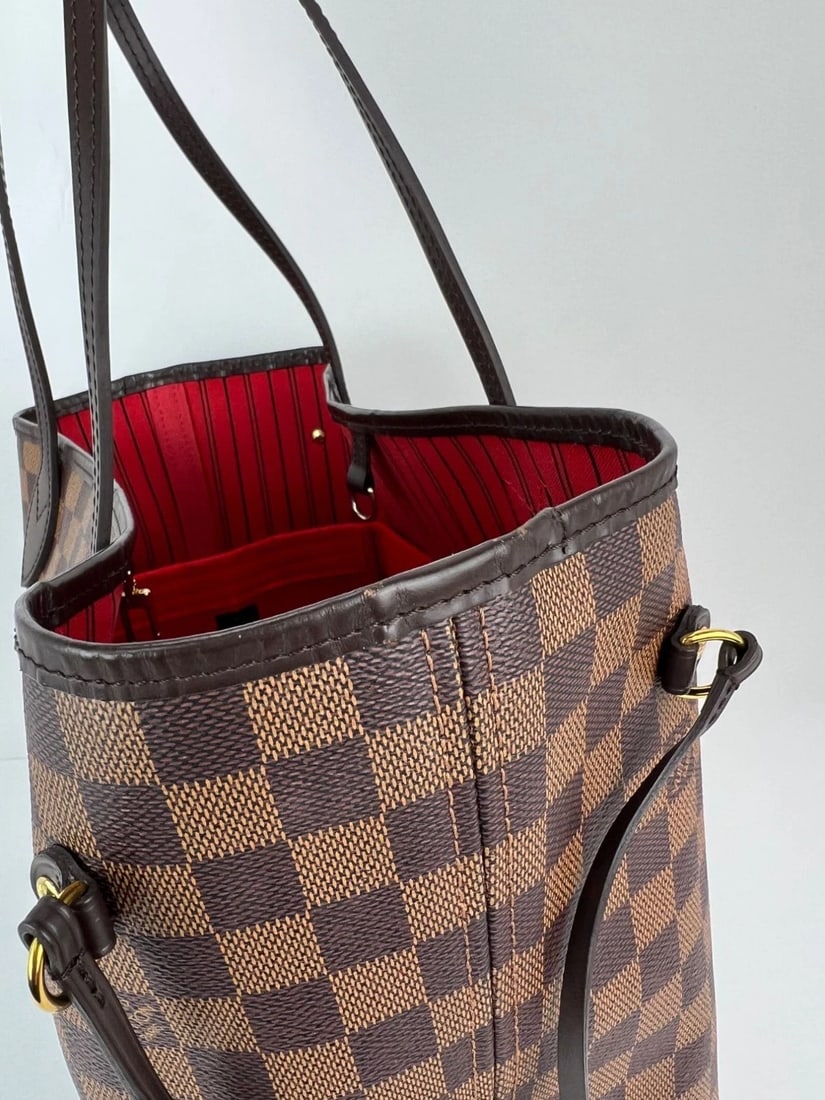 Louis Vuitton Neverfull MM Damier Ebene Canvas Tote Bag - 7