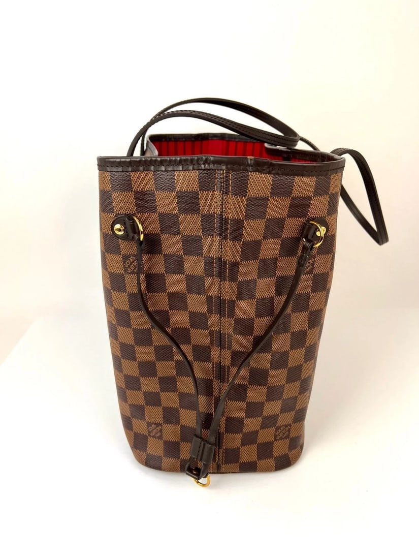 Louis Vuitton Neverfull MM Damier Ebene Canvas Tote Bag - 9