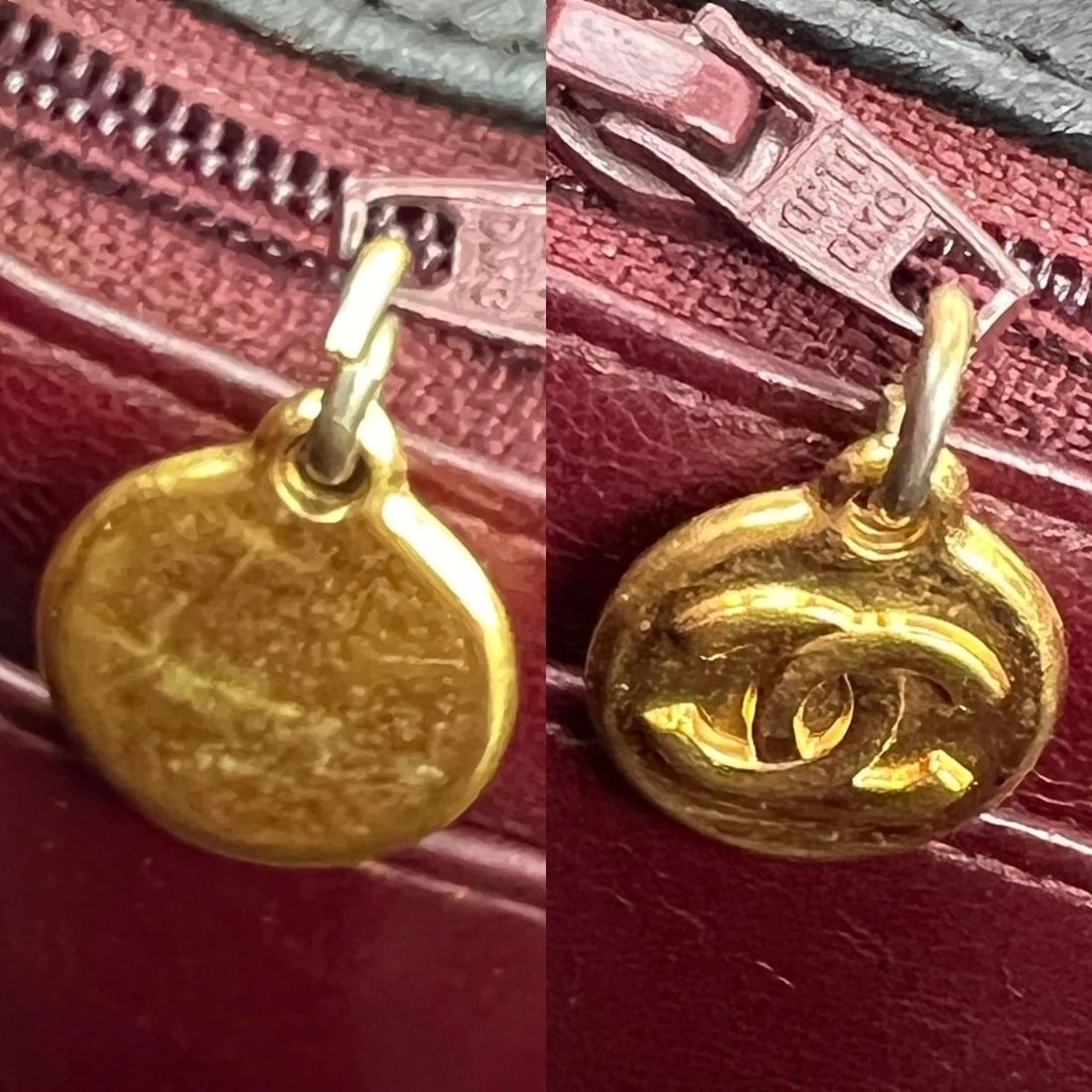 Chanel Vintage Lambskin Quilted CC Flap Black Shoulder Bag - 8