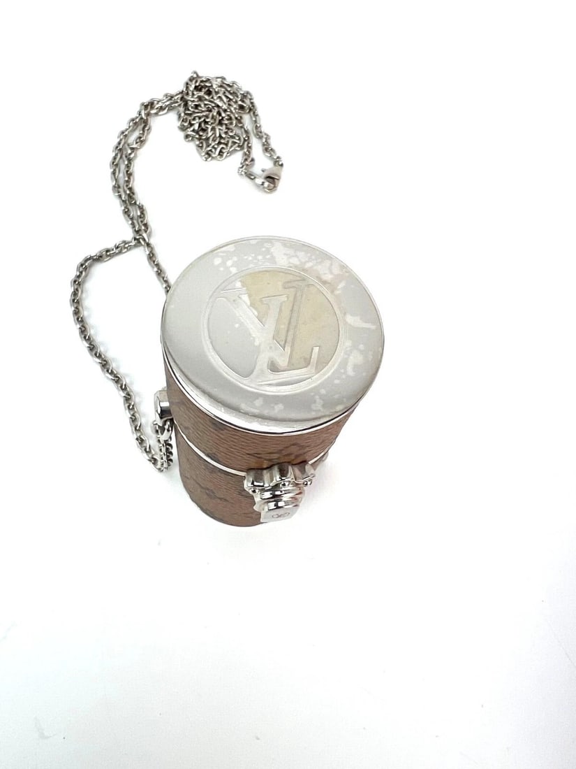 Louis Vuitton Reverse Monogram Chain Lipstick Case - 9