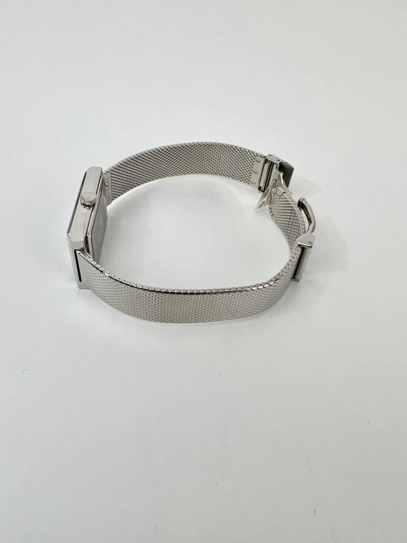 Gucci G-Frame Rectangular Stainless Steel Dial Watch - 11