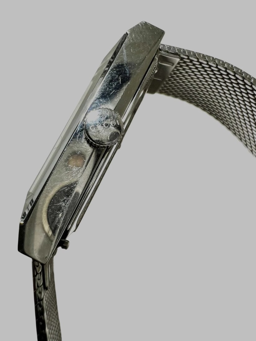 Gucci G-Frame Rectangular Stainless Steel Dial Watch - 8