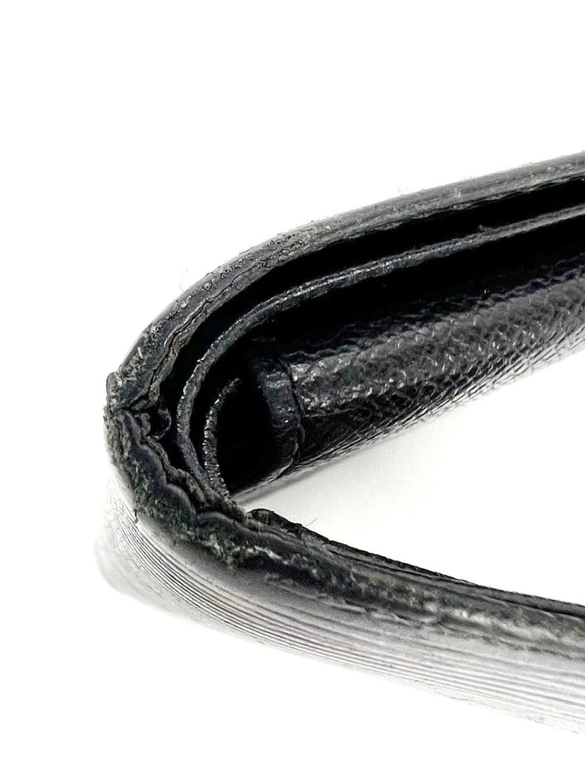 Louis Vuitton Vintage Black Epi Leather Multiple Men's Wallet - 10