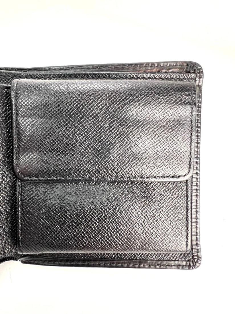 Louis Vuitton Vintage Black Epi Leather Multiple Men's Wallet - 19