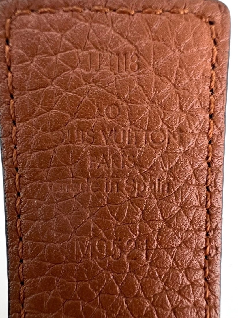 Louis Vuitton 30mm Black Brown Leather Reversible Initiales Belt 80/32 - 12