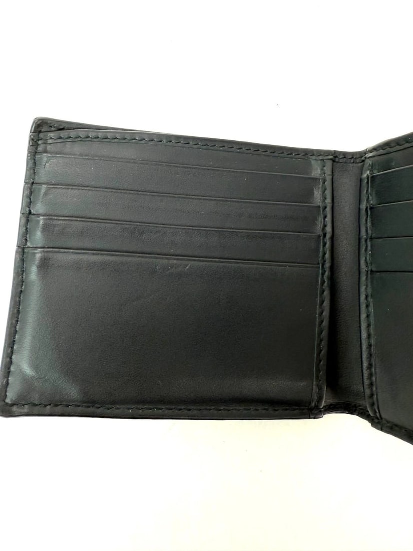 GUCCI GG Supreme Men's Web Black Bi-Fold Wallet - 5