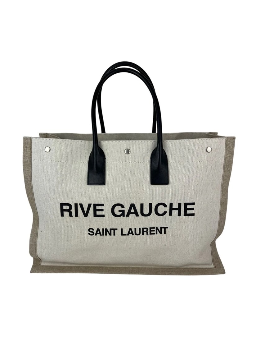 Saint Laurent Rive Gauche Shopper Tote Bag: Title: Saint Laurent Rive Gauche Shopper Tote Bag Description: Pre-Owned 100% Authentic Saint Laurent Rive Gauche Shopper Tote Bag RATING: B...Very Good, well maintained, shows minor signs of wear