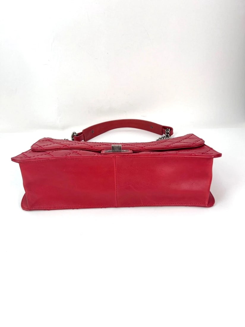 Chanel Calfskin CC Crave Reissue Crown Jumbo Flap Light Red Bag - 15