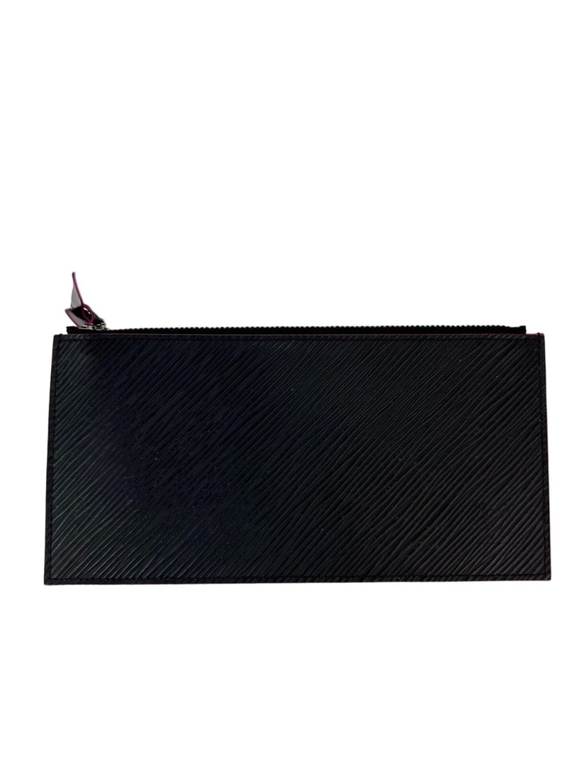 Louis Vuitton Zippered Insert from Felicie Black EpiLeather Coin Pouch: Title: Louis Vuitton Zippered Insert from Felicie Black EpiLeather Coin Pouch Description: Preowned 100% Authentic Louis Vuitton Zippered Insert from Felicie Black Epi Leather Coin Pouch RATING: