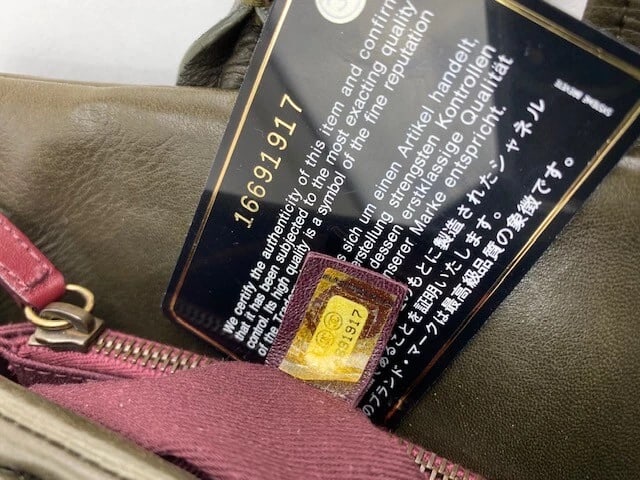 CHANEL Glazed Calfskin Shagreen Large Bindi CC Grey Tote Hand Bag - 12