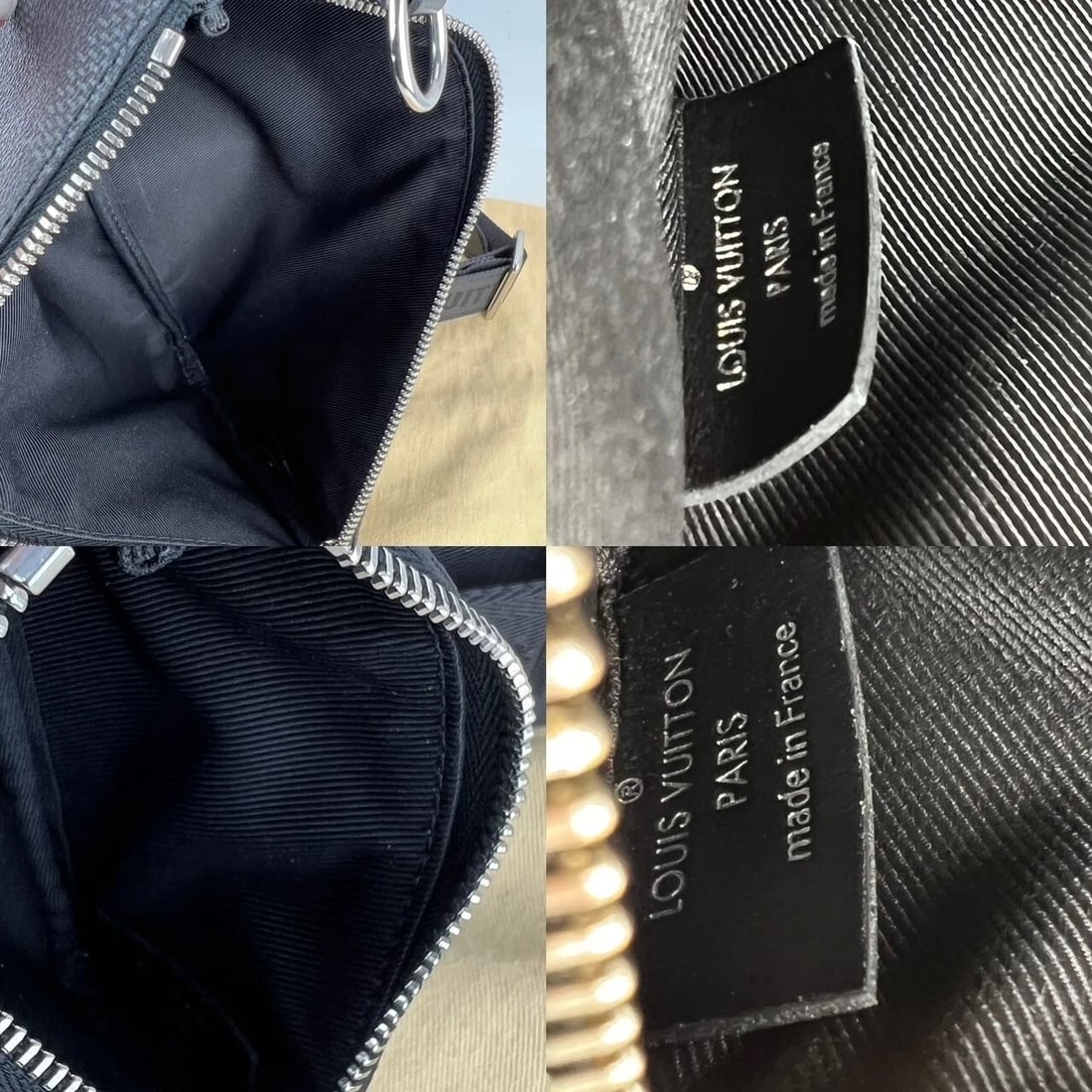 LOUIS VUITTON Trio Messenger Damier Graphite Men's Bag - 9