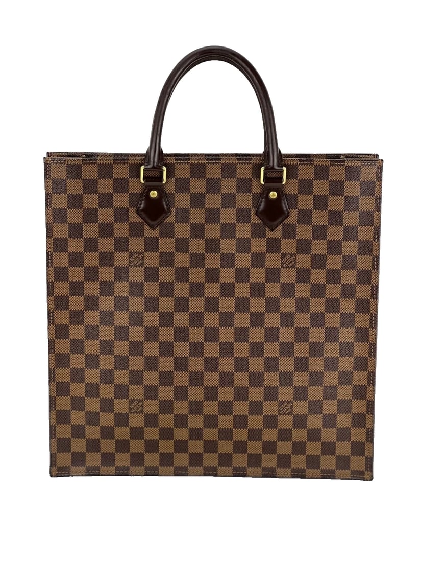 Louis Vuitton Bag Sac Plat Damier Ebene Canvas Tote Shopping Bag: Title: Louis Vuitton Bag Sac Plat Damier Ebene Canvas Tote Shopping Bag Description: Pre-Owned 100% Authentic LOUIS VUITTON Sac Plat Damier Ebene Shopping Tote RATING: A/B...Very Good, well maintained