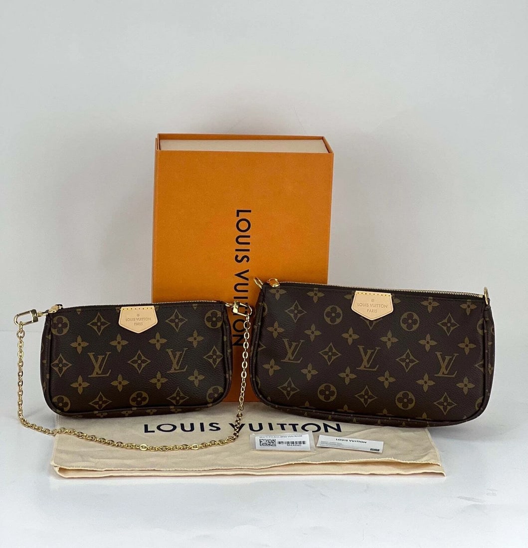 Louis Vuitton Multi Pochette Accessoires Monogram Canvas Brown - 2