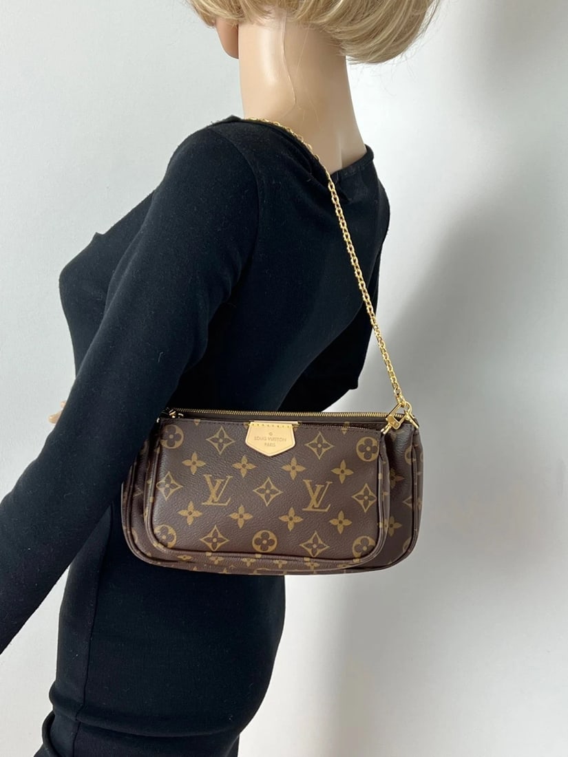 Louis Vuitton Multi Pochette Accessoires Monogram Canvas Brown - 5