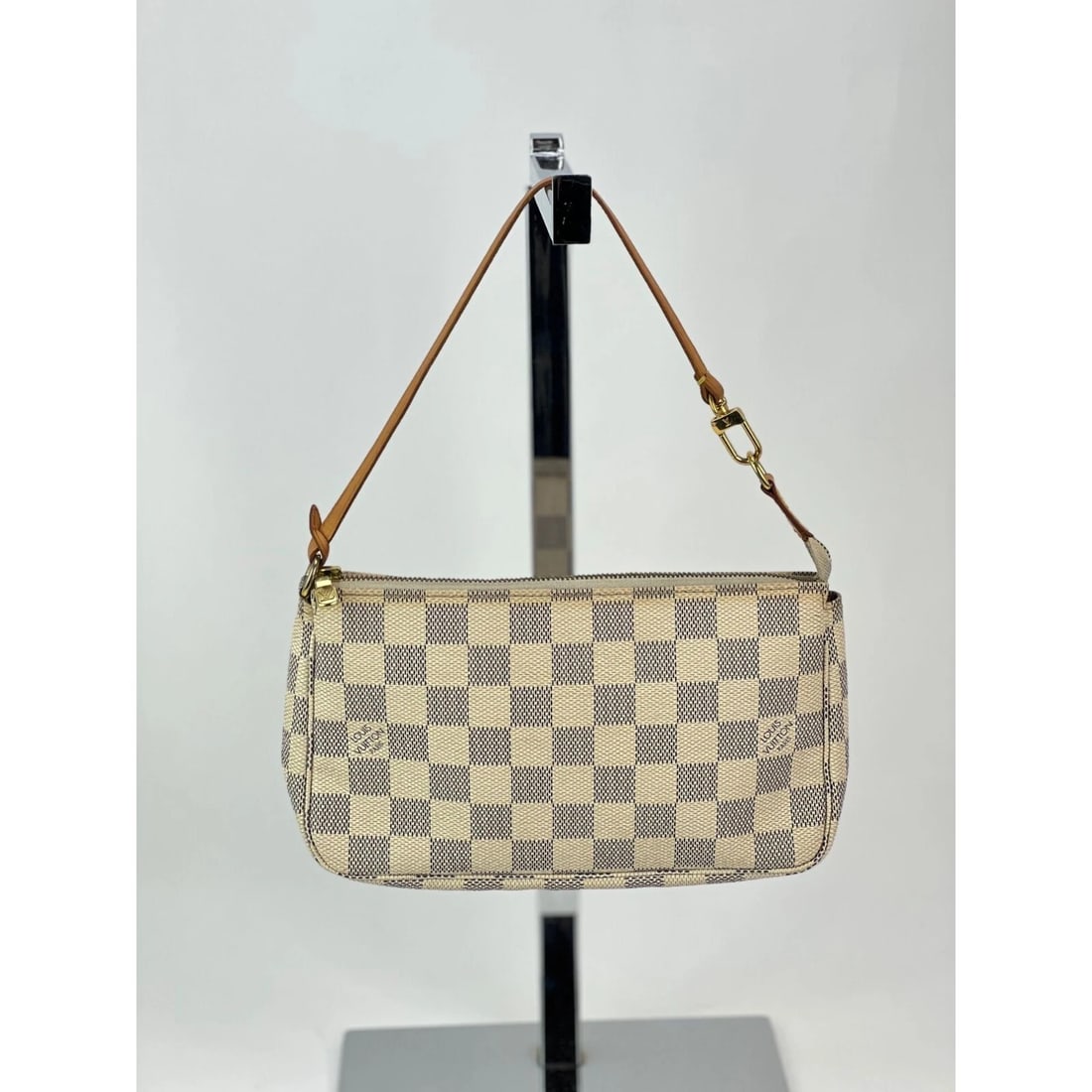 Louis Vuitton Pochette Accessories White Damier Azur Bag - 2