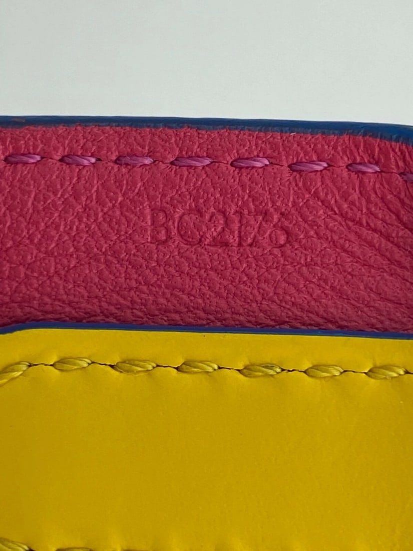 LOUIS VUITTON Strap Epi Bandouliere Shoulder Black Pink Leather Strap - 7