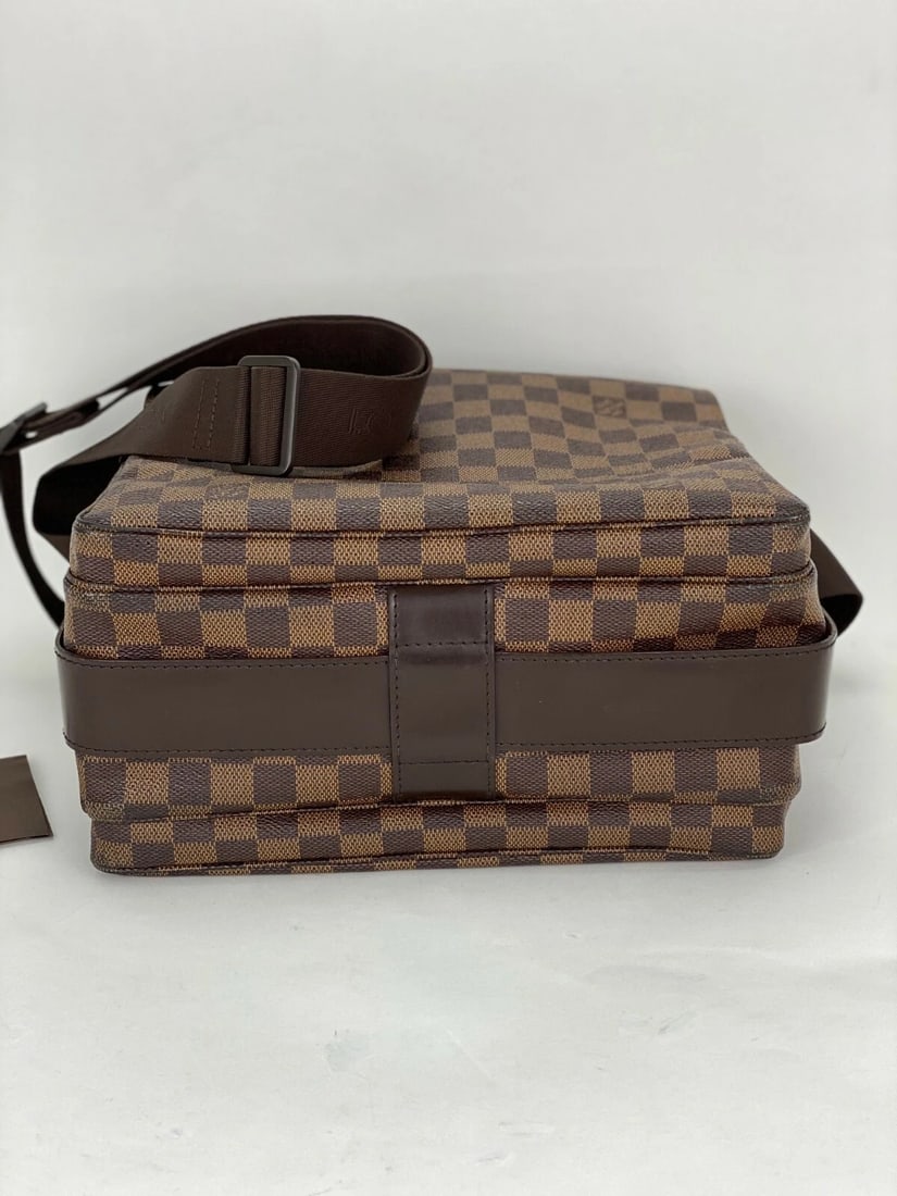 Louis Vuitton Bag Damier Ebene Canvas Naviglio Shoulder Messenger Bag - 5