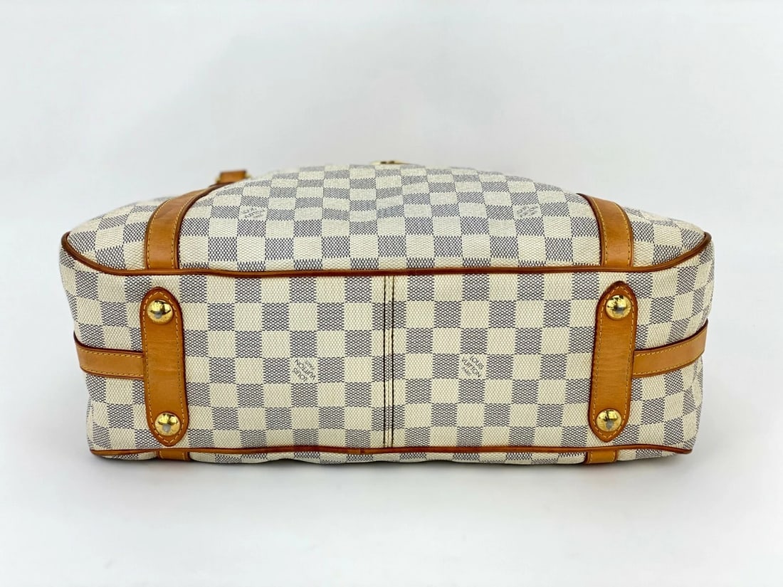 LOUIS VUITTON Hand Bag Stresa PM Damier Azur Canvas Shoulder Tote - 5