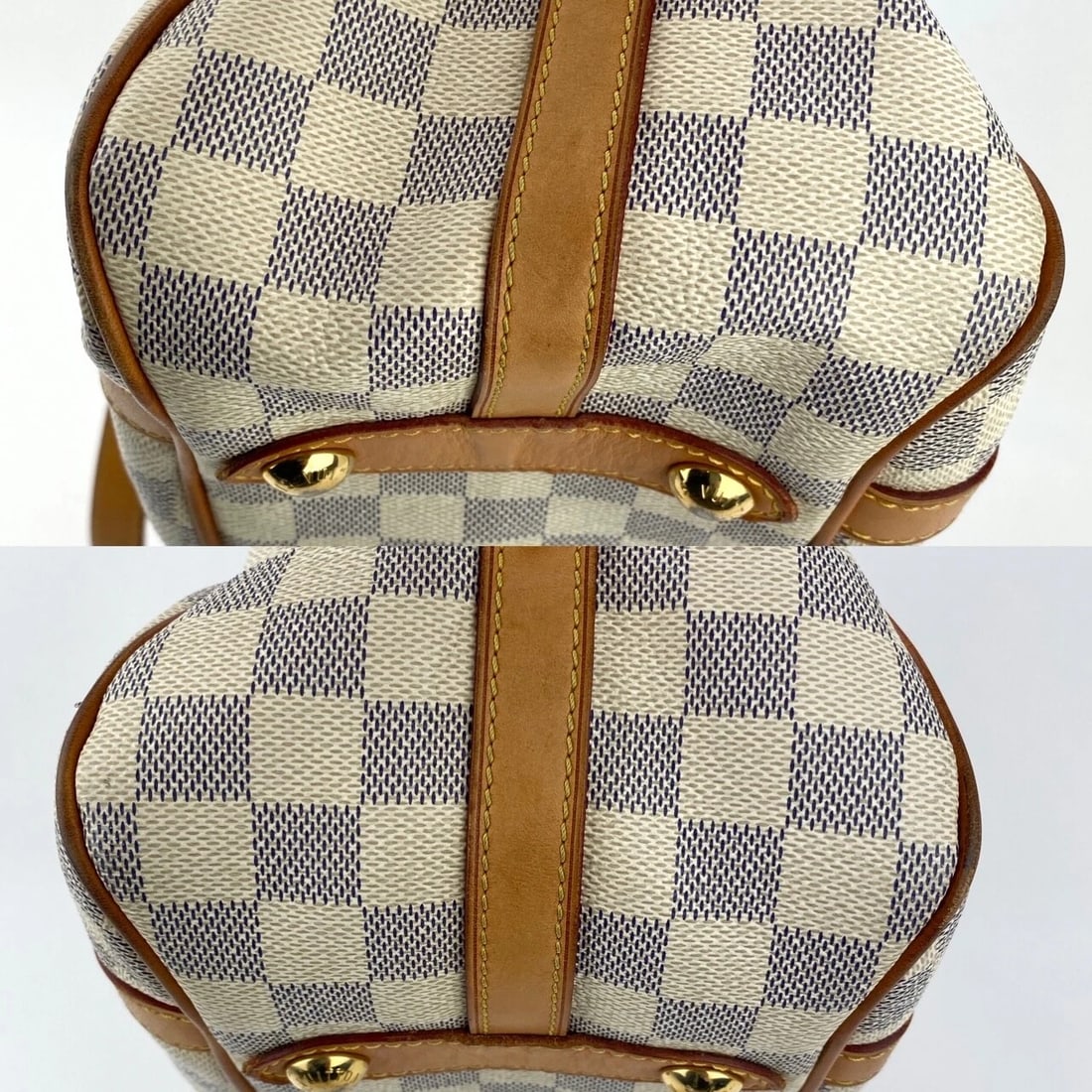 LOUIS VUITTON Hand Bag Stresa PM Damier Azur Canvas Shoulder Tote - 7