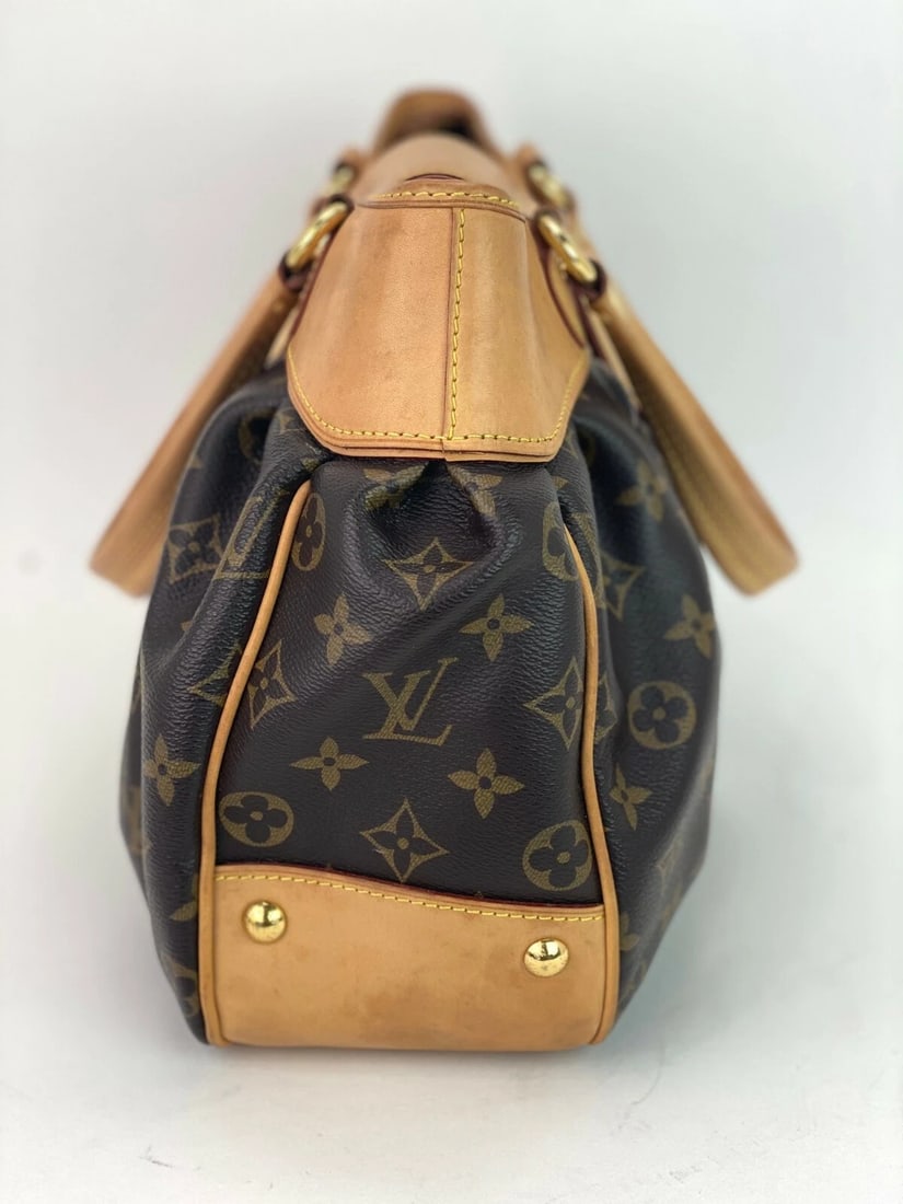 Louis Vuitton BOETIE PM Monogram Brown Canvas Hobo Tote Bag - 5