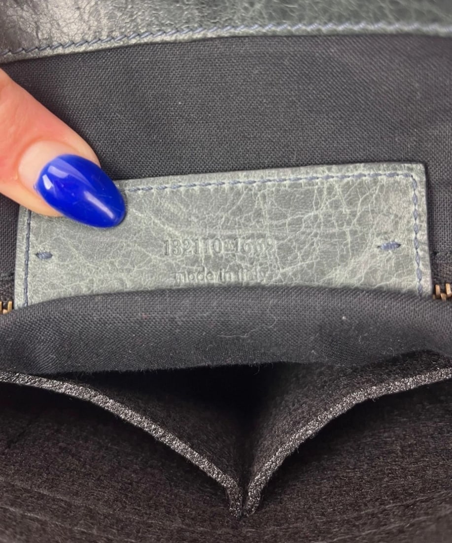 Balenciaga City Work Tote Dark Green Leather Bag - 4