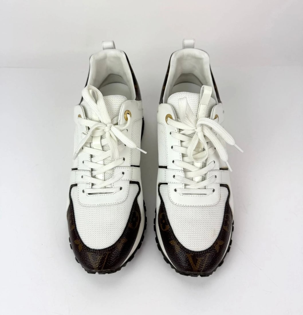 LOUIS VUITTON Run Away Lace-Up Womens Sneakers Size 39 USA 9 - 2