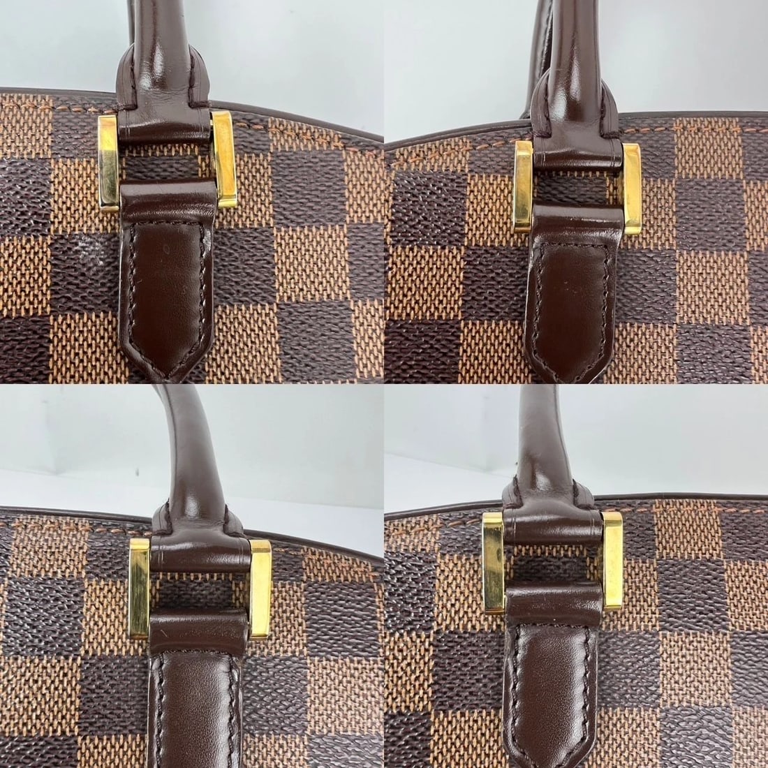 Louis Vuitton Vintage Sarria Horizontal Damier Ebene Hand Bag - 13