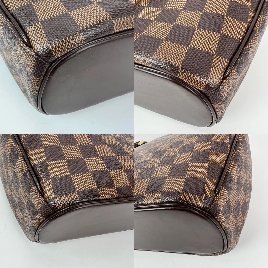 Louis Vuitton Vintage Sarria Horizontal Damier Ebene Hand Bag - 14
