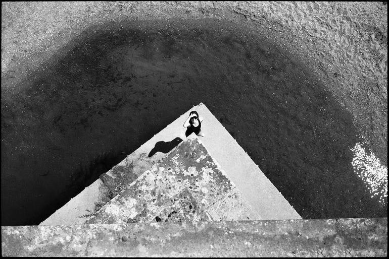 Edition 2/10 - Geometry, Chinon Bridge, France - Silver Gelatin: Title: Edition 2/10 - Geometry, Chinon Bridge, France - Silver Gelatin Description: Title: Edition 2/10 - Geometry, Chinon Bridge, France - Silver Gelatin Photograph Artist: Paul Cooklin Origin: Unite