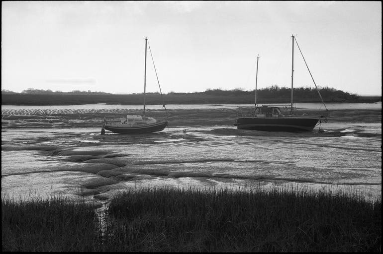 Mud Lines, Alresford Creek -Silver Gelatin: Title: Mud Lines, Alresford Creek -Silver Gelatin Description: Title: Mud Lines, Alresford Creek -Silver Gelatin Photograph - Limited Edition of 10 Artist: Paul Cooklin Origin: United Kingdom Medium: