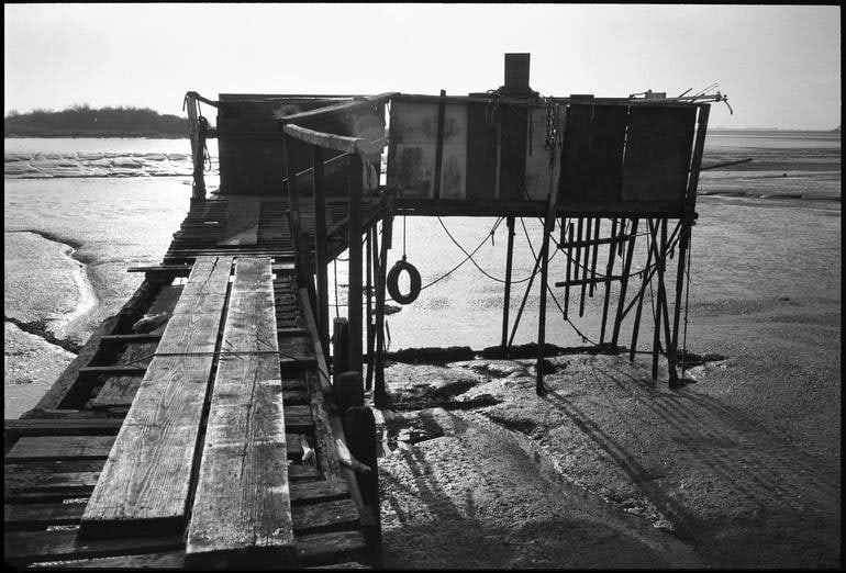 Edition 2/10 - Old Jetty, Alresford Creek -Silver Gelatin: Title: Edition 2/10 - Old Jetty, Alresford Creek -Silver Gelatin Description: Title: Edition 2/10 - Old Jetty, Alresford Creek -Silver Gelatin Photograph Artist: Paul CooklinOrigin: United