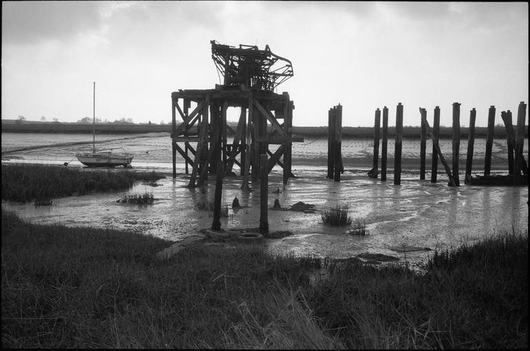 Old Jetty II, Alresford Creek -Silver Gelatin: Title: Old Jetty II, Alresford Creek -Silver Gelatin Description: Title: Old Jetty II, Alresford Creek -Silver Gelatin Photograph - Limited Edition of 10Artist: Paul CooklinOrigin: United