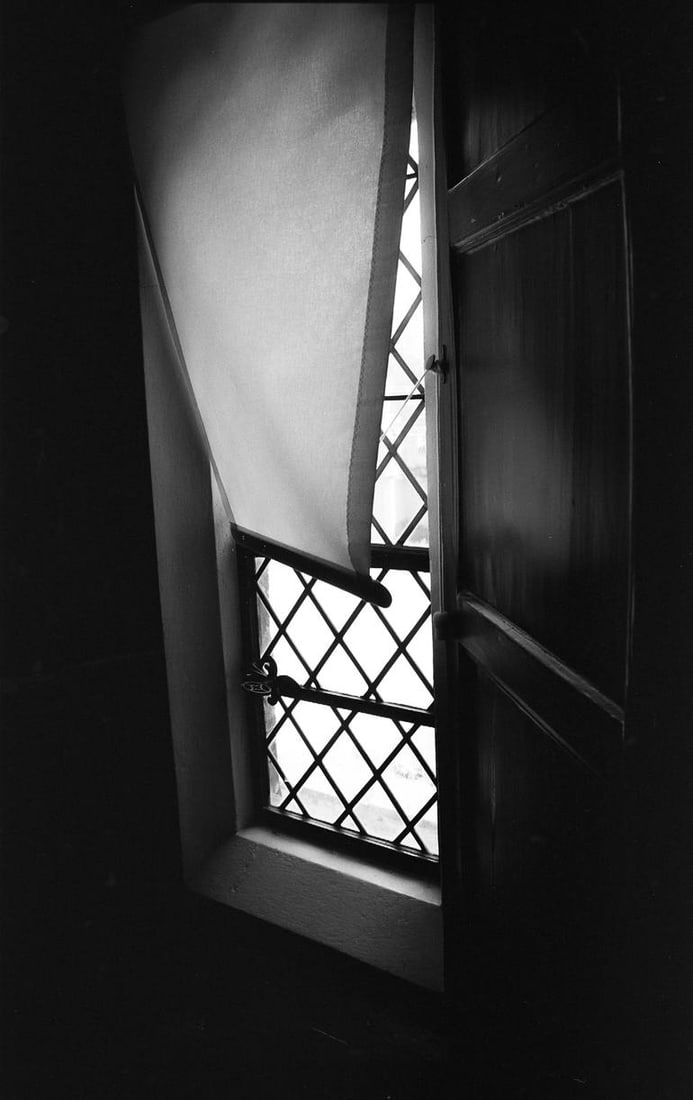 Window Blinds, Oxburgh Hall, Norfolk -Silver Gelatin: Title: Window Blinds, Oxburgh Hall, Norfolk -Silver Gelatin Description: Title: Window Blinds, Oxburgh Hall, Norfolk -Silver Gelatin Photograph - Limited Edition of 10Artist: Paul CooklinOrigin: