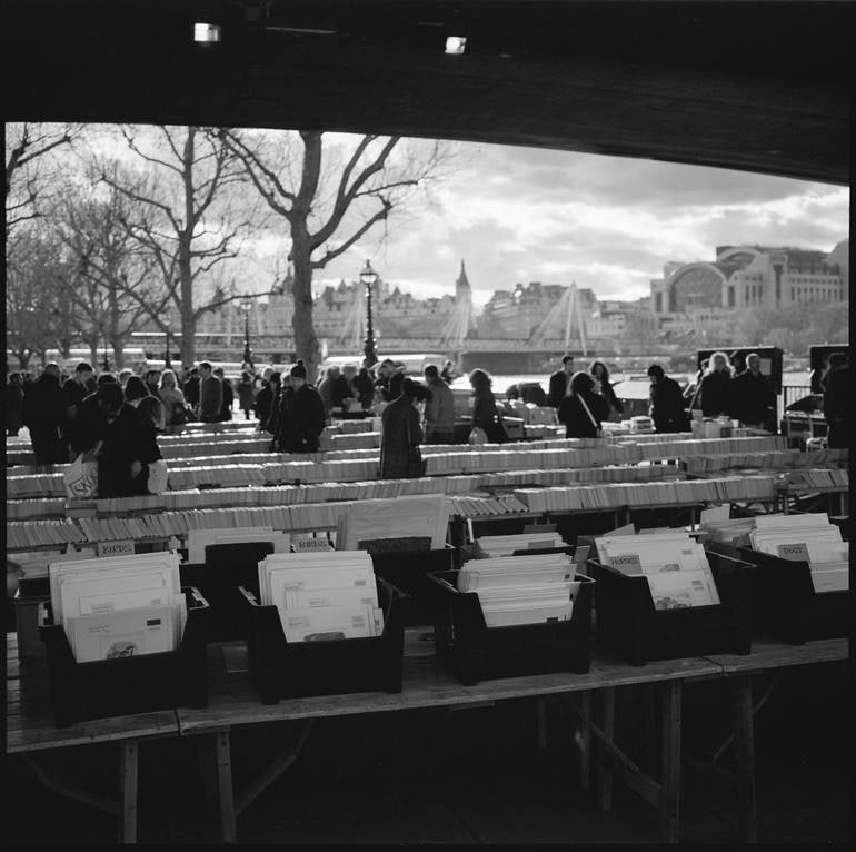 Edition 3/10 - Southbank Book Market, London - Silver Gelatin: Title: Edition 3/10 - Southbank Book Market, London - Silver Gelatin Description: Title: Edition 3/10 - Southbank Book Market, London - Silver Gelatin Photograph Artist: Paul CooklinOrigin: United