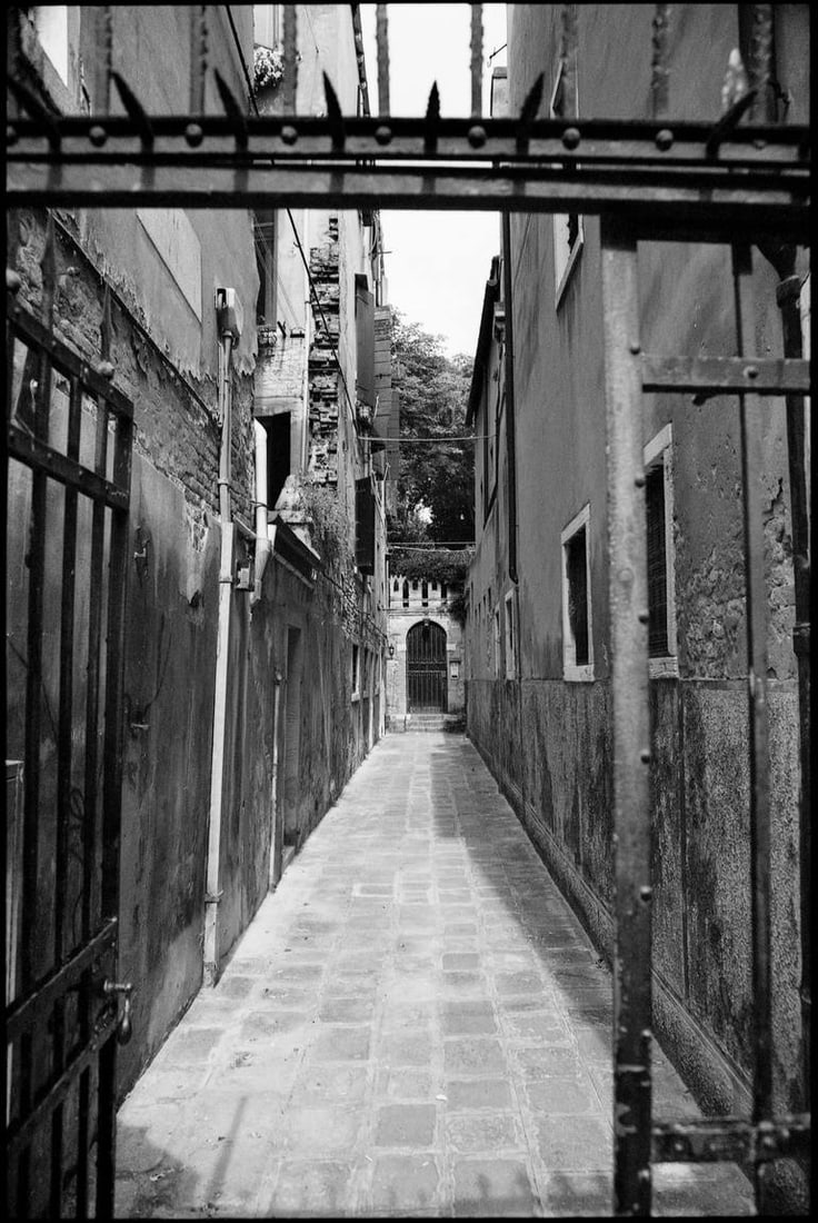 Iron Gate, Venice, Italy - Silver Gelatin: Title: Iron Gate, Venice, Italy - Silver Gelatin Description: Title: Iron Gate, Venice, Italy - Silver Gelatin Photograph - Limited Edition of 10 Artist: Paul Cooklin Origin: United Kingdom Medium: Ph