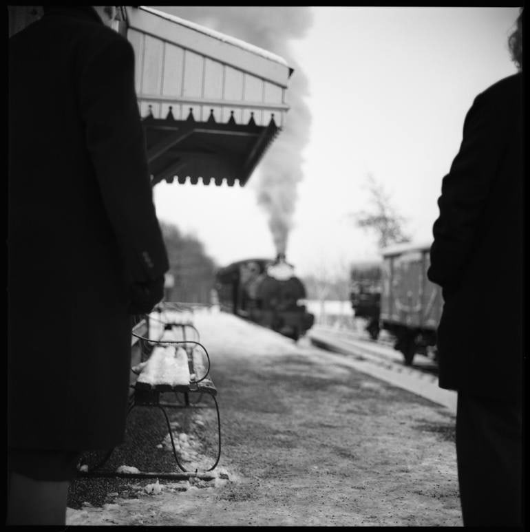 Edition 2/10 - Train, Mid-Suffolk Light Railway - Silver Gelatin: Title: Edition 2/10 - Train, Mid-Suffolk Light Railway - Silver Gelatin Description: Title: Edition 2/10 - Train, Mid-Suffolk Light Railway - Silver Gelatin Photograph Artist: Paul CooklinOrigin: