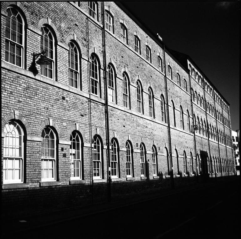 Cornish Place, Sheffield [Infrared Film] - Silver Gelatin: Title: Cornish Place, Sheffield [Infrared Film] - Silver Gelatin Description: Title: Cornish Place, Sheffield [Infrared Film] - Silver Gelatin Photograph - Limited Edition of 10 Artist: Paul Cooklin O