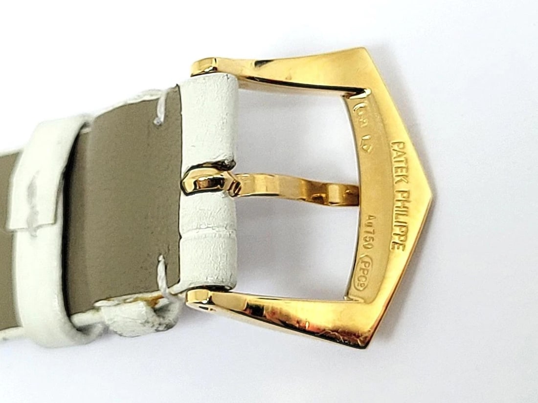 Ladies 18k Rose PATEK PHILIPPE Calatrava Watch Ref 7122/200R-001 DIAMOND BEZEL - 10