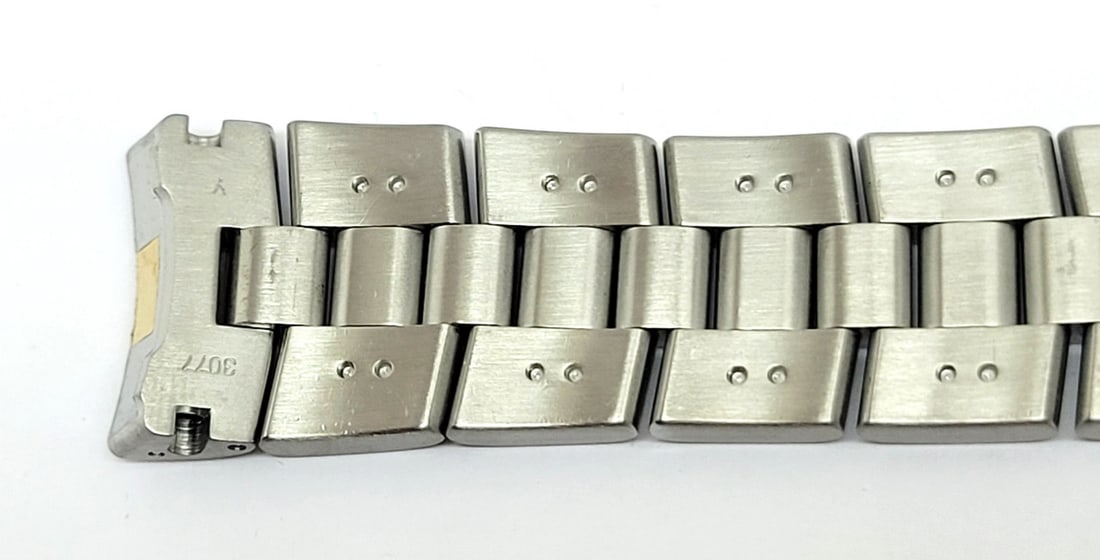 S/Steel & 18k TAG HEUER Watch Bracelet FAD001 for ZA7315 Model* 20 mm EXLNT - 6