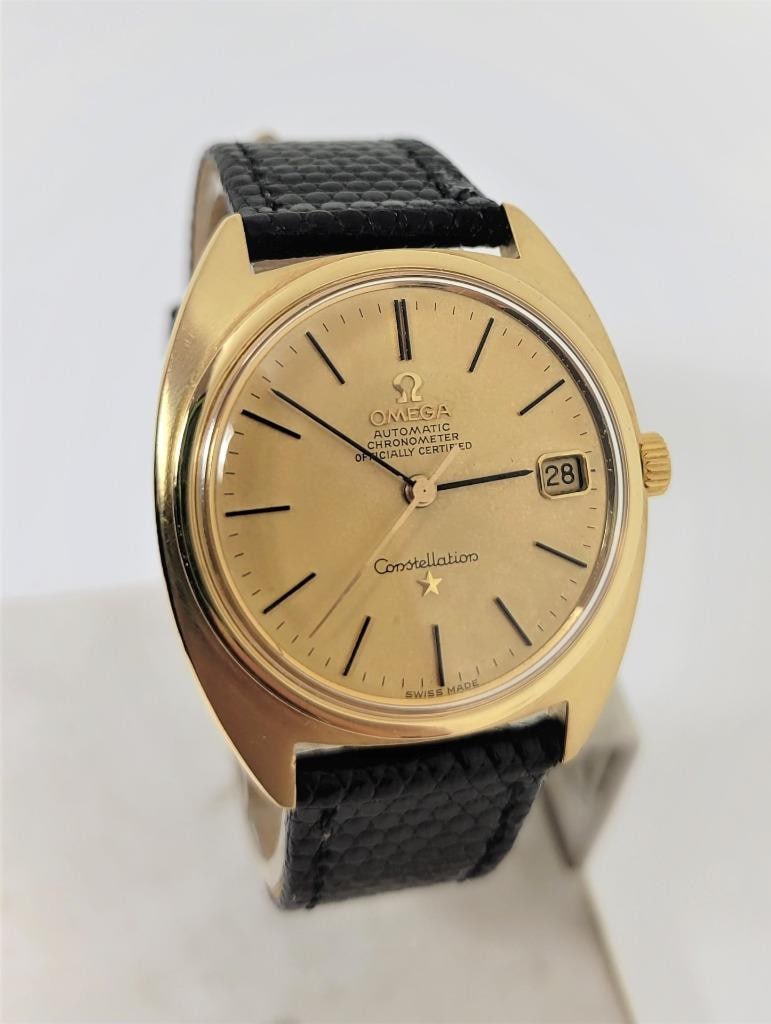 Vintage 18k OMEGA CONSTELLATION CHRONOMETER Automatic Watch 1966 Cal 561* EXLNT - 2