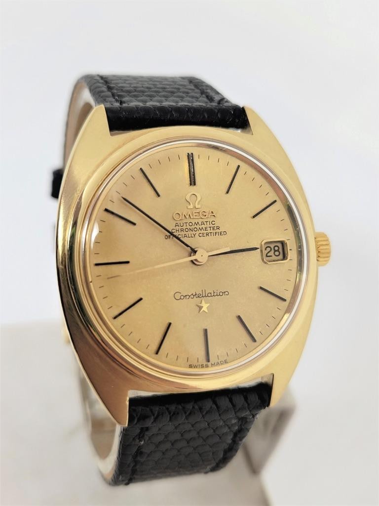 Vintage 18k OMEGA CONSTELLATION CHRONOMETER Automatic Watch 1966 Cal 561* EXLNT - 3