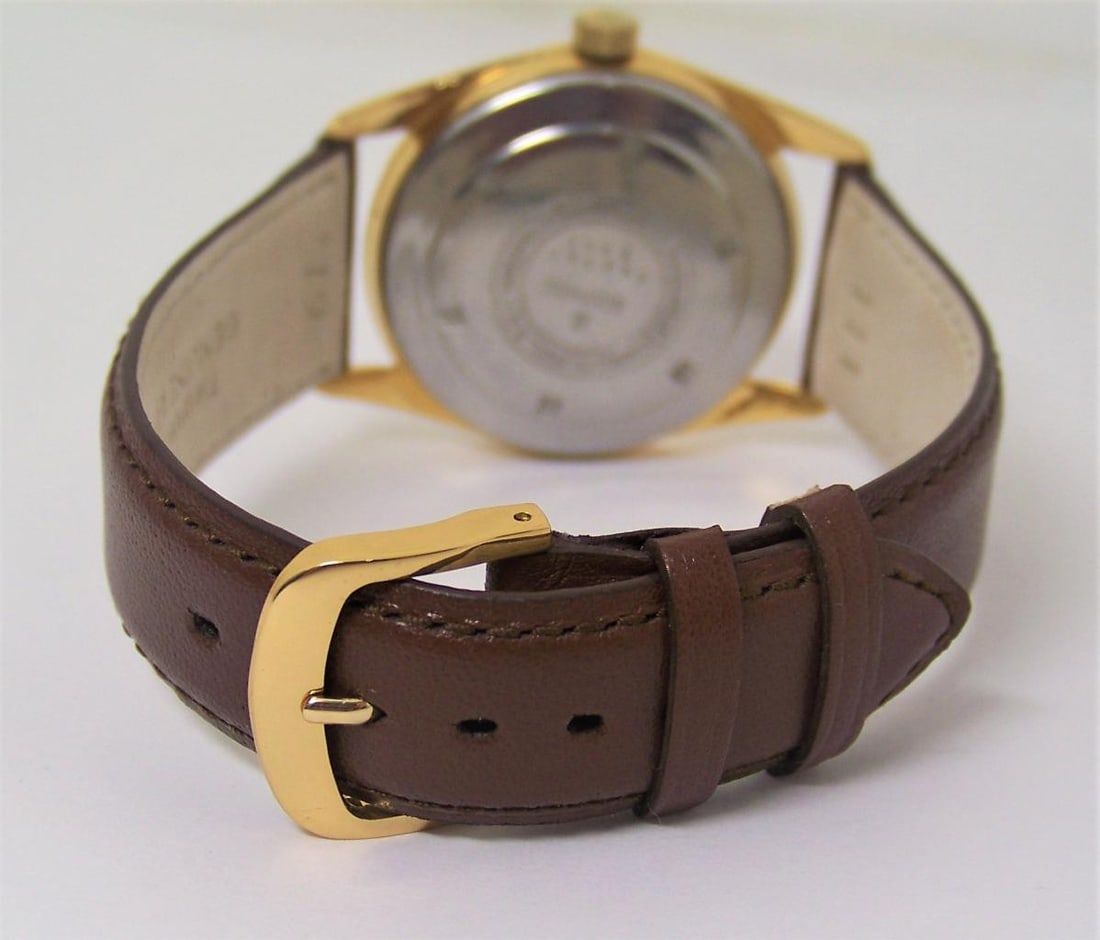 Vintage Gold Swiss GLYCINE 17J Automatic Watch 1960s Cal 2472* EXLNT* SERVICED - 3