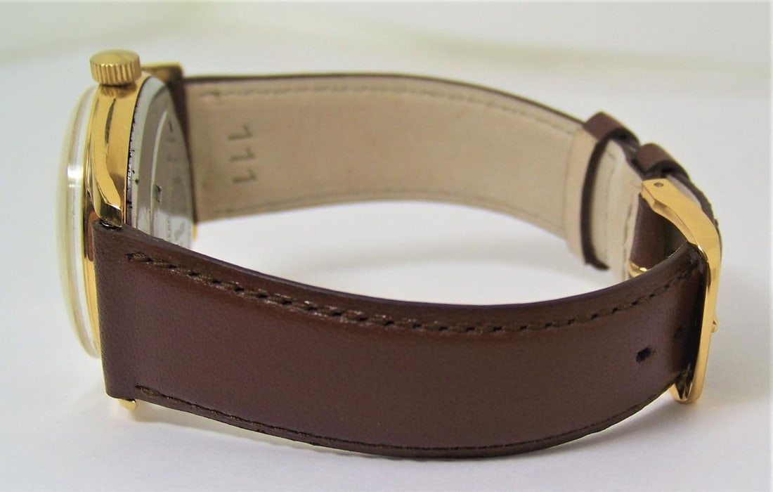 Vintage Gold Swiss GLYCINE 17J Automatic Watch 1960s Cal 2472* EXLNT* SERVICED - 5