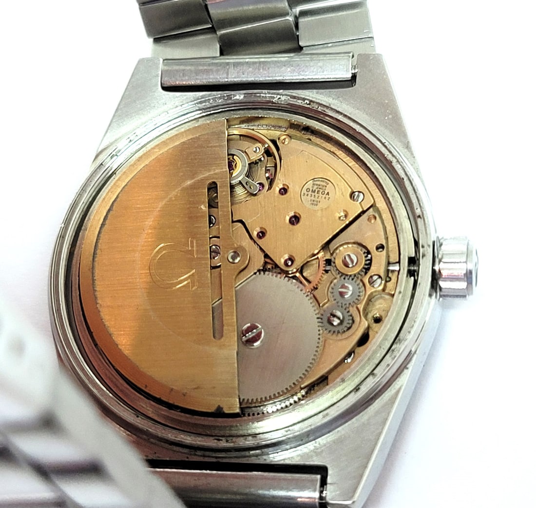 Vintage S/Steel OMEGA Automatic Day Date Watch 1970s Cal 1020* 166.0120* EXLNT - 11
