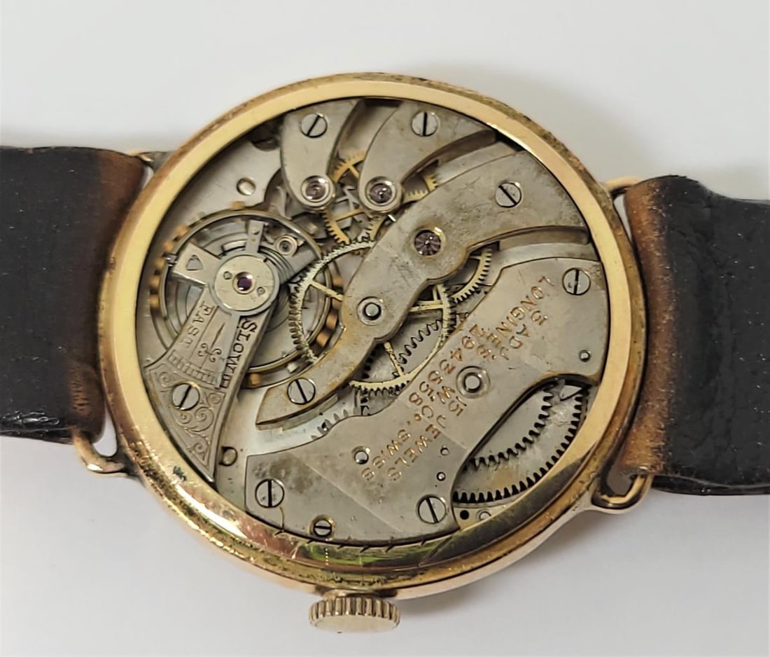 Vintage 14k Mens LONGINES 15J Winding Watch Cal 12.91 c.1918* EXLNT* SERVICED - 12