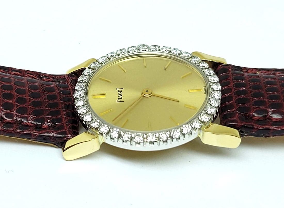 Solid 18k Two Tone PIAGET Ladies Dress Watch with Diamonds Ref 926 B68* EXLNT - 8
