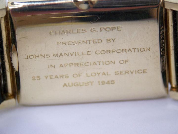 Vintage 14k Gold HAMILTON Winding Watch 1950's Cal 982* EXLNT Condition SERVICED - 10