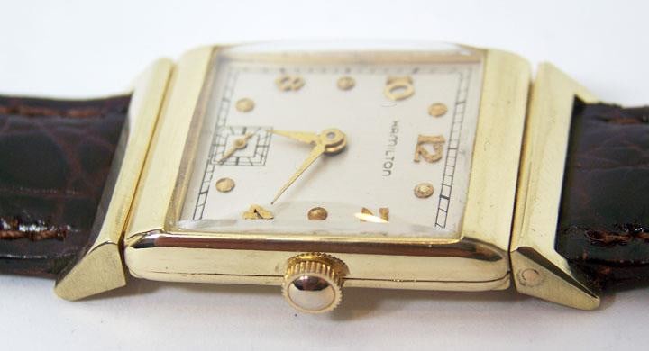 Vintage 14k Gold HAMILTON Winding Watch 1950's Cal 982* EXLNT Condition SERVICED - 11