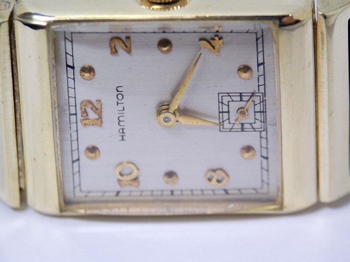 Vintage 14k Gold HAMILTON Winding Watch 1950's Cal 982* EXLNT Condition SERVICED - 5